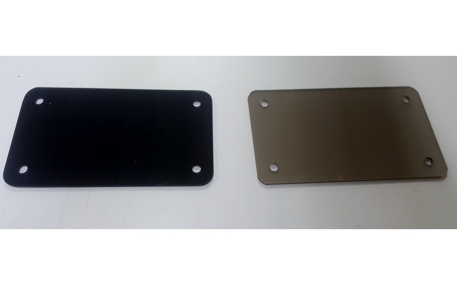 FBI TINTED LICENSE PLATE COVER
