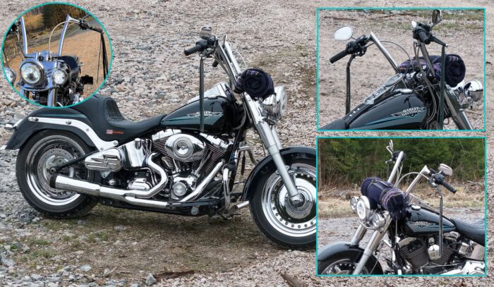 1¼" Pointed Top Handlebar- 12" Chrome - Image 4