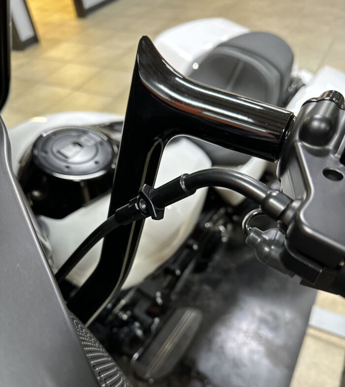 EZ Install Black Vinyl Upper Clutch Cable 4" Over Stock Cable - Image 5