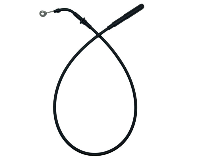 EZ Install Black Vinyl Upper Clutch Cable 10" Over Stock Cable