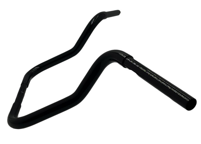 1¼" Round Top Handlebar Reduced Reach- 13" Black - Image 2
