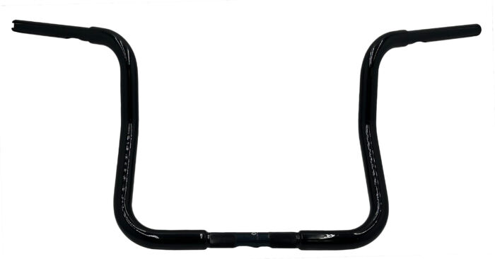 1¼" Round Top Handlebar Reduced Reach- 13" Black