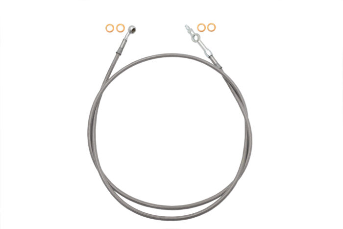 62" EZ Install Stainless Braided Brake Line for 08-13 Road Glide Models